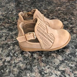 Toddler tan bootie